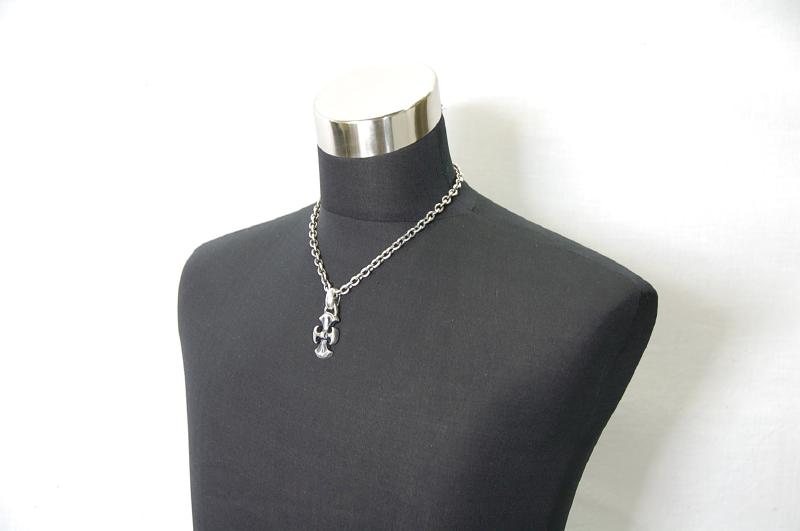 Battle Ax Pendant [P-191] / Half Chain Necklace[N-65] (50cm)