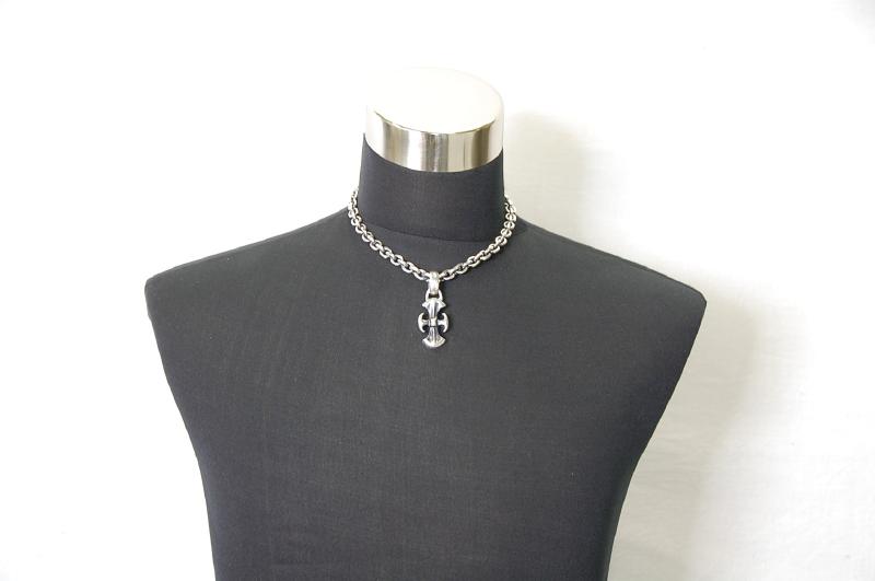 Battle Ax Pendant [P-191] / Hand Craft Chain Necklace[N-98] (45cm)