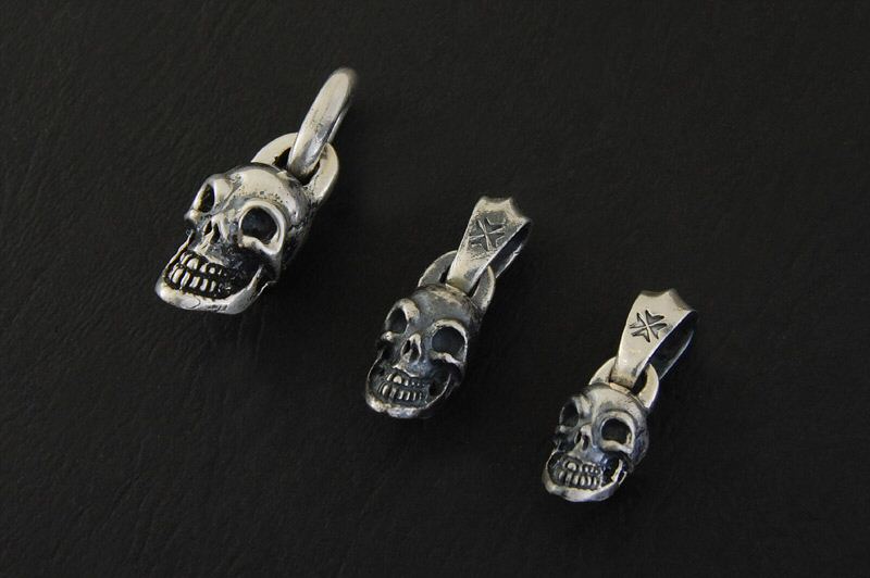 Single Skull Pendant / Half Single Skull Pendant / Quarter Single Skull Pendant