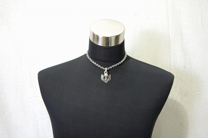 Lion Pendant[P-70] / Quater Chain & Quater T-bar Necklace[N-98] (43cm)