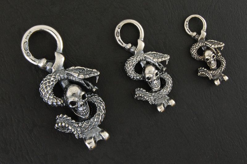 SkullOn Snake Pendant / Half SkullOn Snake Pendant / Quarter SkullOn Snake Pendant